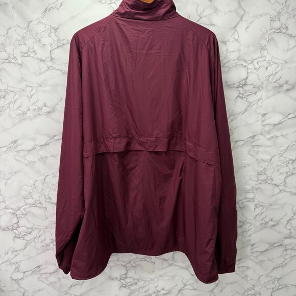 Adidas Big & Tall Jacket sz 3XL Windbreaker Maroon NWT # H231 - Picture 2 of 11